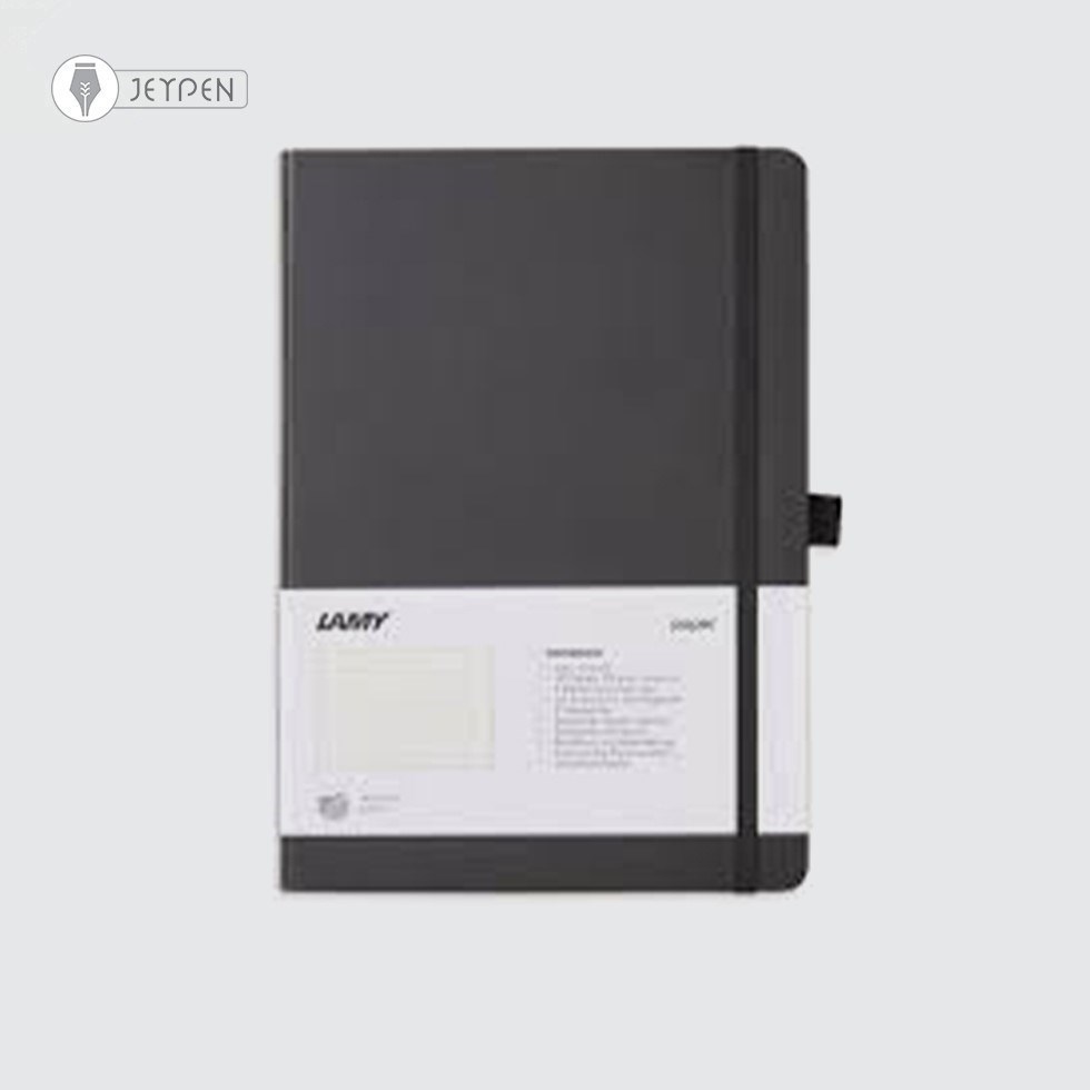 تصویر  دفتر لامی مدل جلد نرم خط دار سایز A5 رنگ مشکی