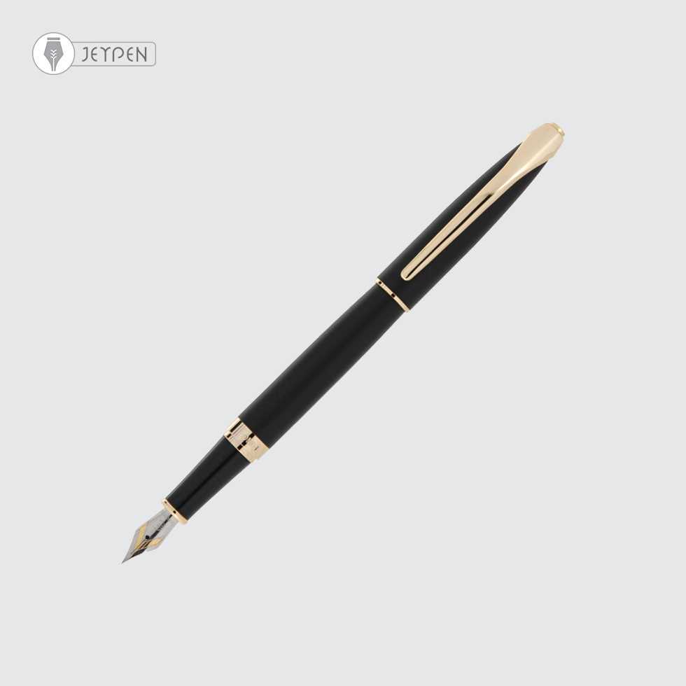 خودنویس یوروپن مدل رینگ رنگ مشکی گیره طلا