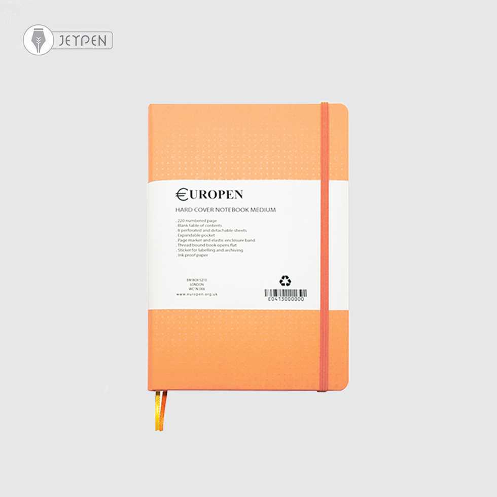 دفتر یوروپن سایز اسمال رنگ نارنجی کد 06
