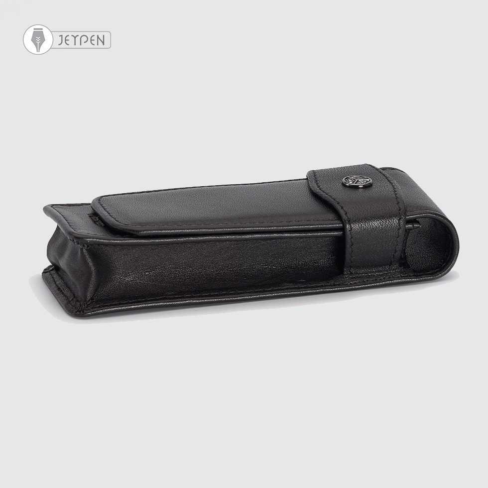 کیف چرمی استاندارد کاوکو 2 تایی رنگ مشکی (قلمهای بلند)