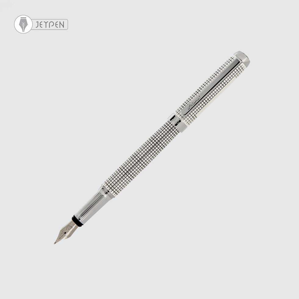 خودنویس ایپلمات مدل لرد شطرنجی گیره استیل