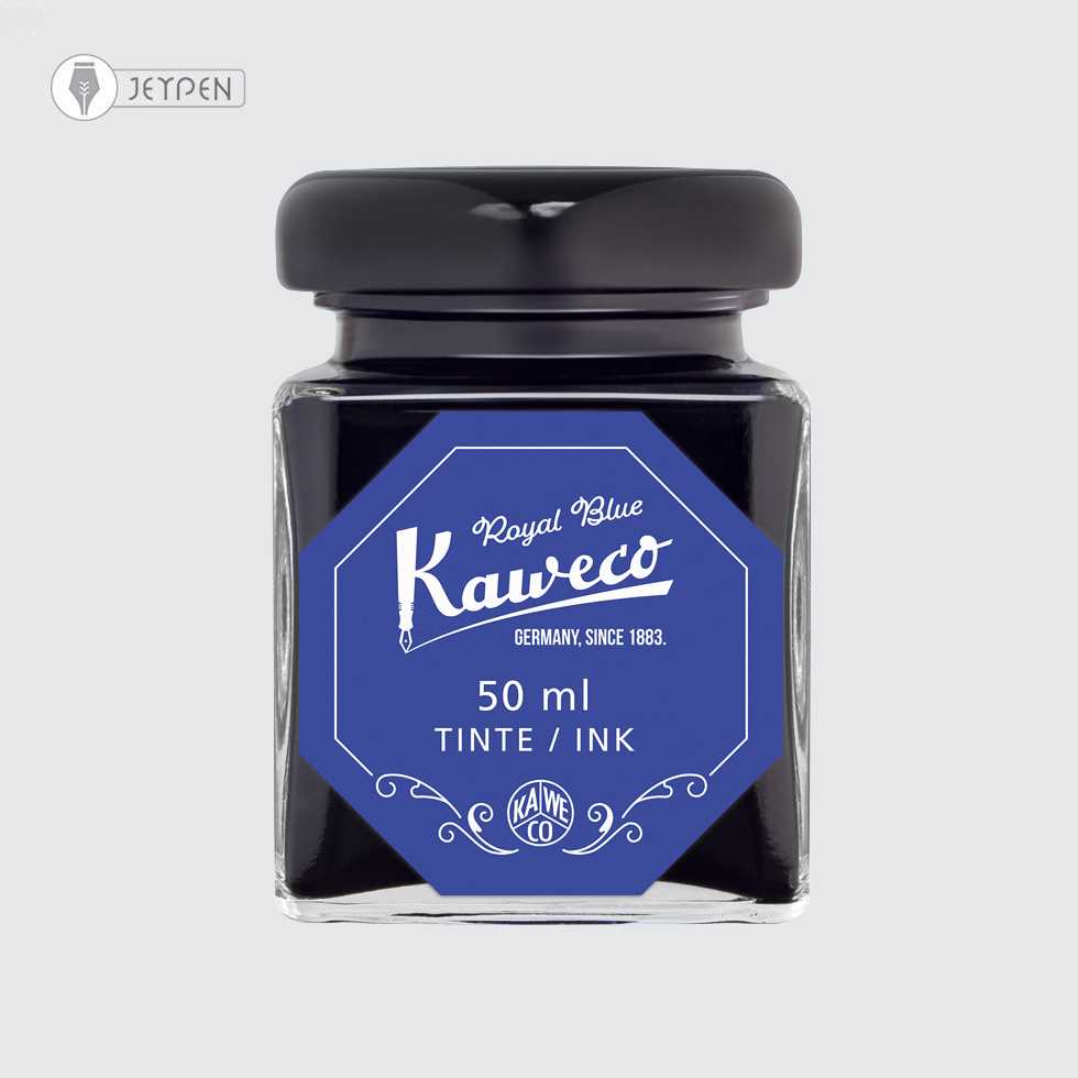 جوهر شیشه ای خودنویس کاوکو رنگ آبی رویال 50 میل
