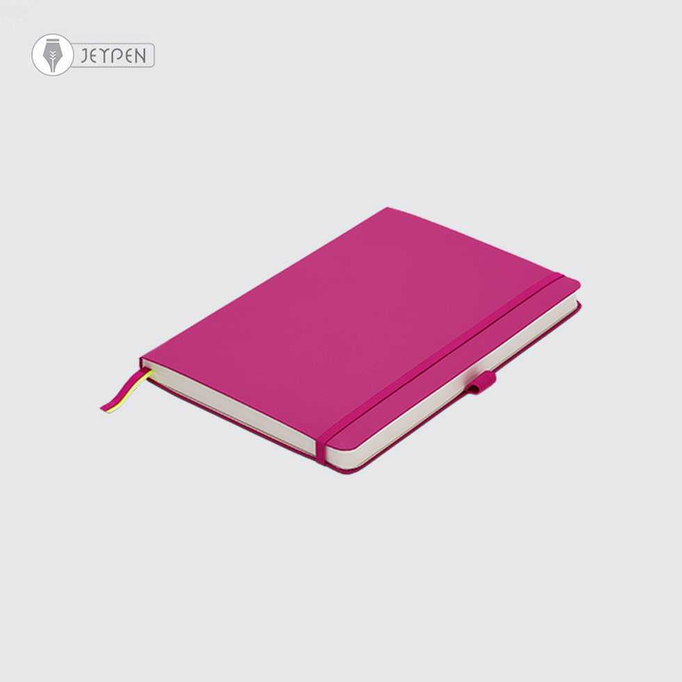 دفتر لامی مدل جلد نرم خط دار سایز A6 رنگ صورتی