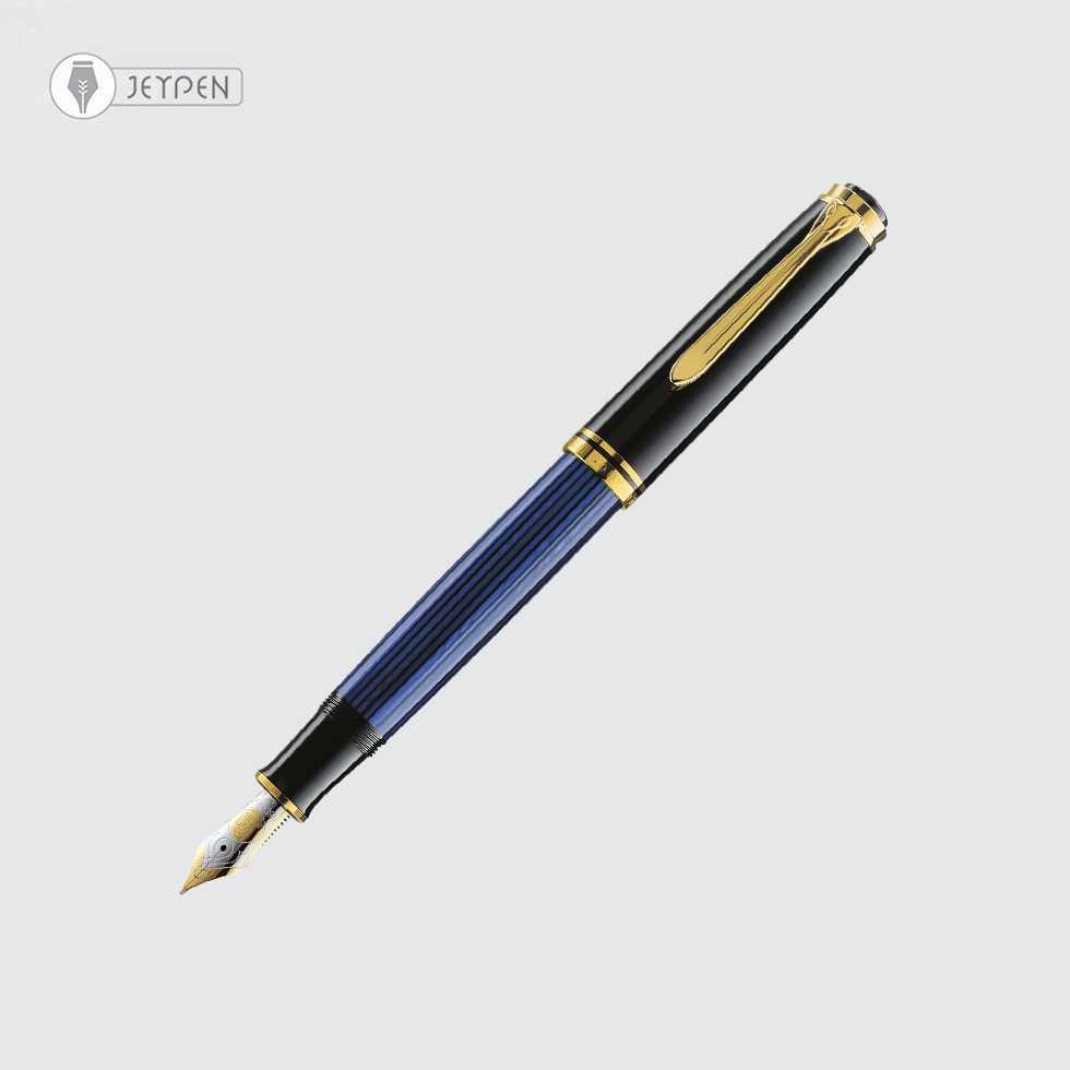 خودنویس پلیکان مدل SOUVERAN M800 رنگ آبی-مشکی