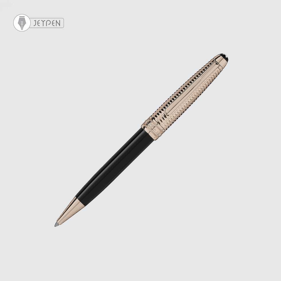 خودکار مون بلان مدل Meisterstück Doué Geometry Signature Gold-Coated Classique