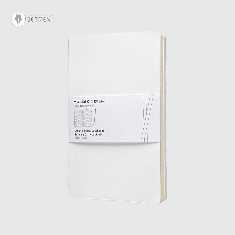 دفتر Moleskine سفید سایز A5 پک 2 تایی