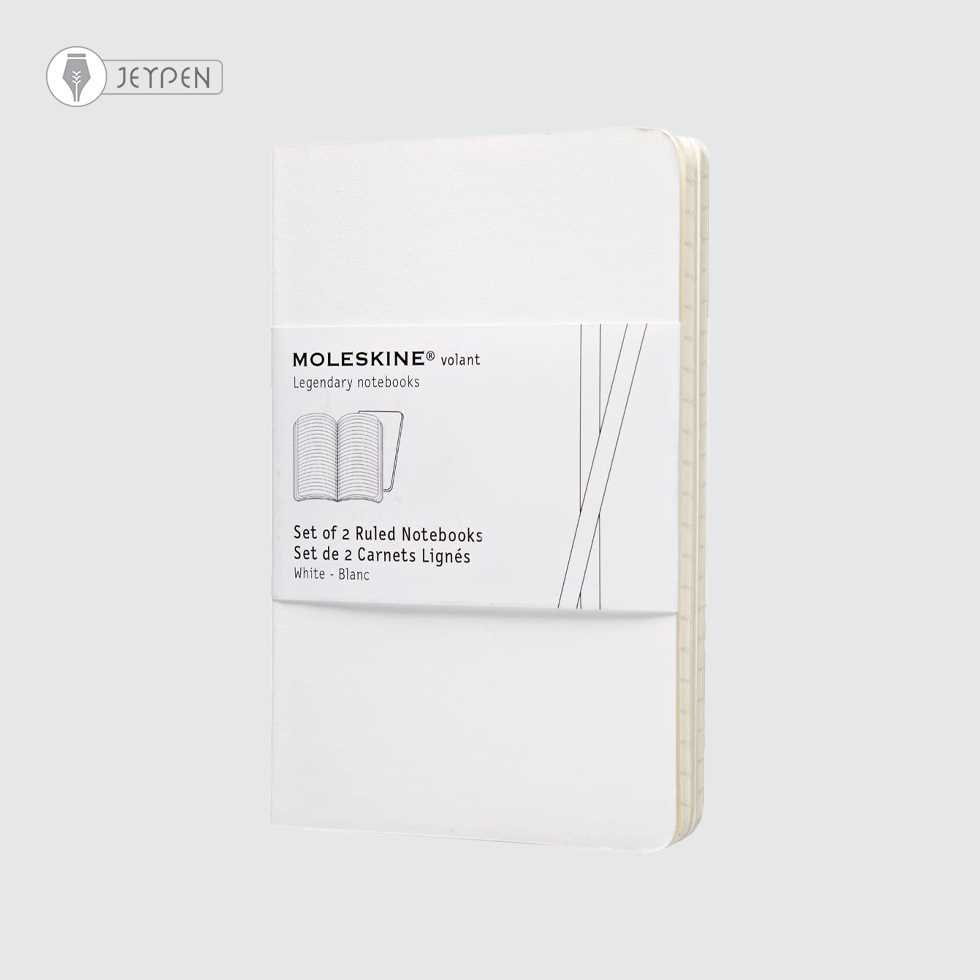 دفتر Moleskine سفید پک 2 تایی A6