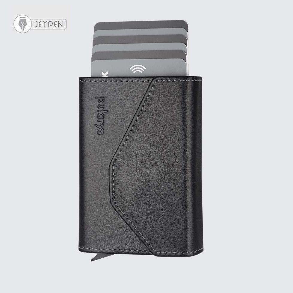 جاکارتی پولاریس مدل PORTER Go wallet رنگ مشکی چرم ایتالیایی - 0