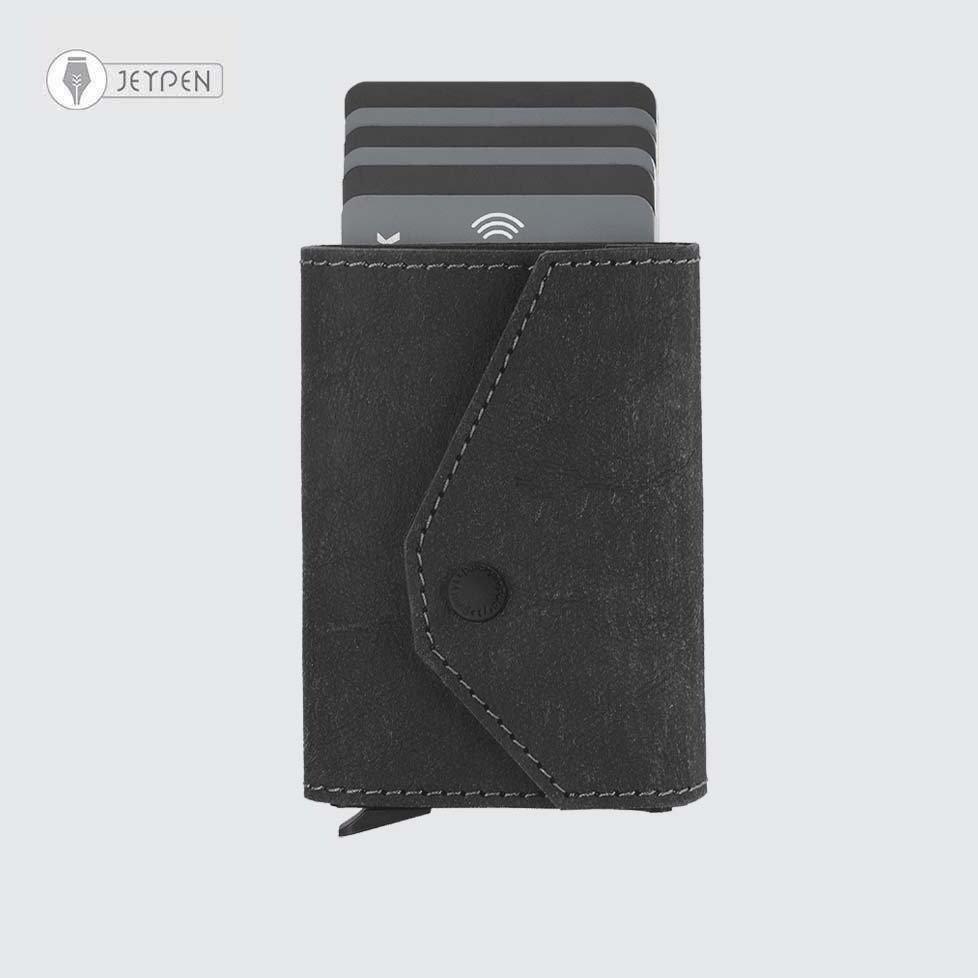 جاکارتی پولاریس مدل PORTER Go wallet رنگ مشکی چرم کاغذی - 0