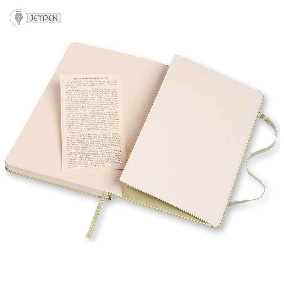 دفتر Moleskine رنگ سبز سایز A5 جلد گالینگور - 1