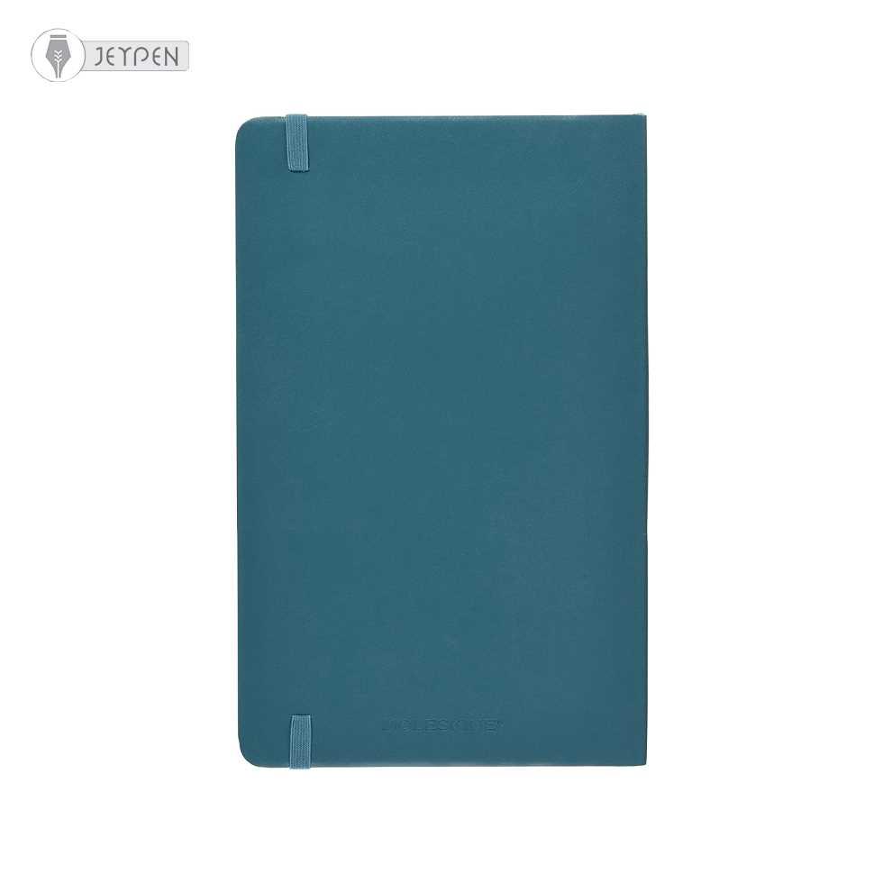 دفتر Moleskine رنگ فیروزه ای سایز A5 جلد شومیز - 4