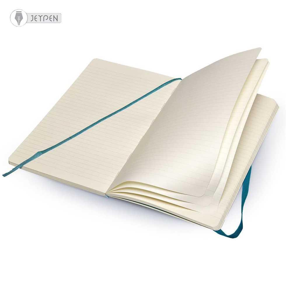 دفتر Moleskine رنگ فیروزه ای سایز A5 جلد شومیز - 2