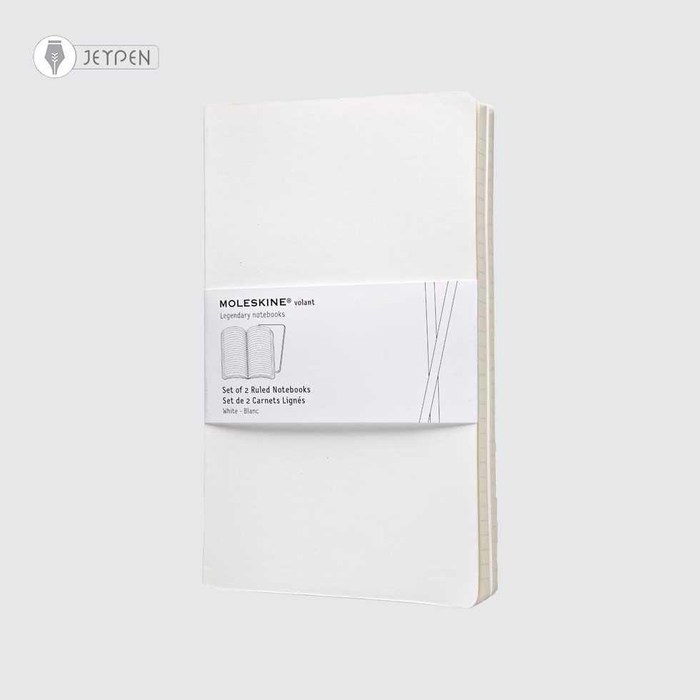 دفتر Moleskine سفید سایز A5 پک 2 تایی