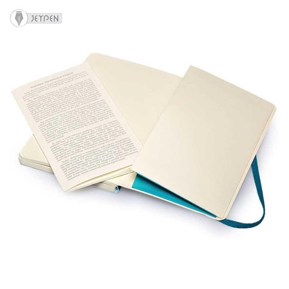 دفترچه Moleskine فیروزه ای سایز A6 جلد شومیز - 2