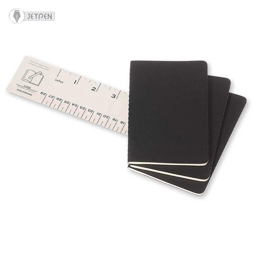 دفترچه Moleskine مشکی پک 3 تایی سایز A6 - 2