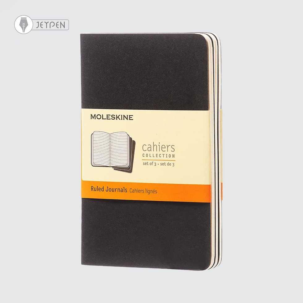 دفتر Moleskine رنگ مشکی پک 3 تایی سایز A5