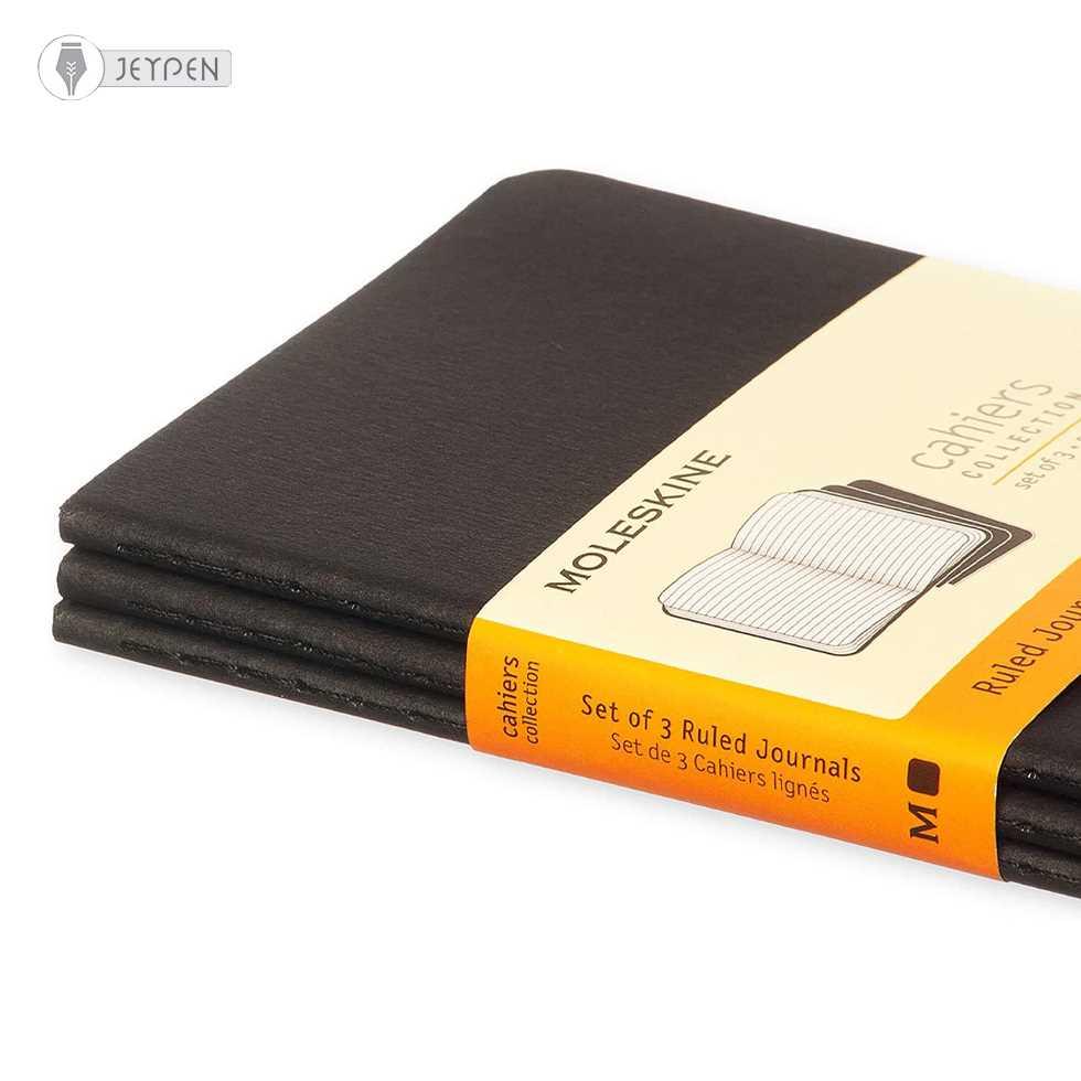 دفتر Moleskine رنگ مشکی پک 3 تایی سایز A5 - 3