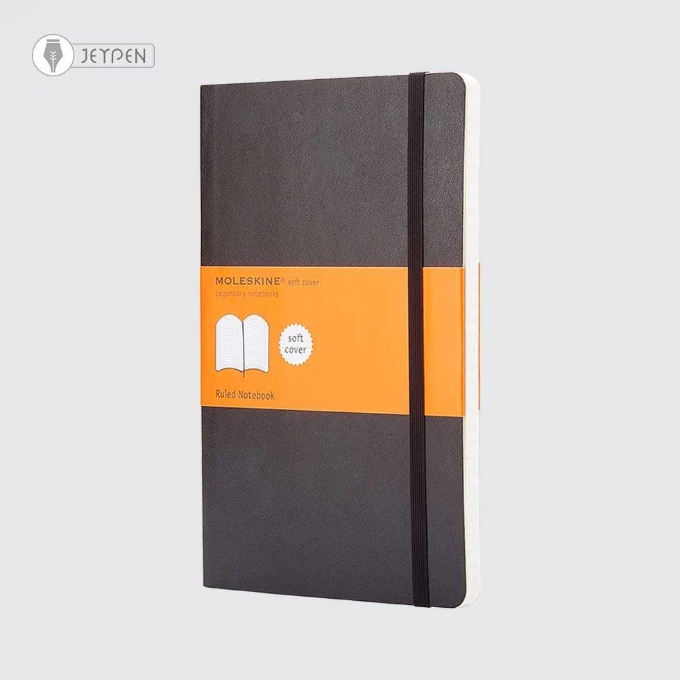 دفتر Moleskine رنگ مشکی سایز A5 جلد شومیز - 2