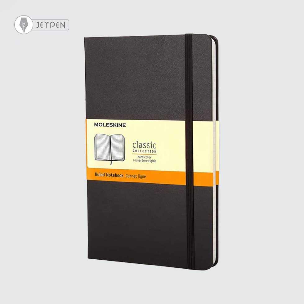 دفترچه Moleskine رنگ مشکی سایز A6 جلد گالینگور