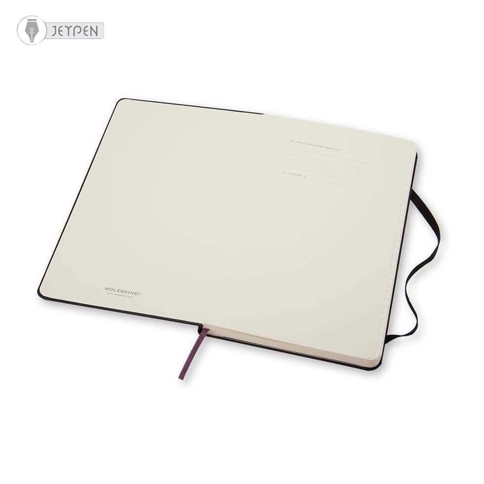 دفترچه Moleskine رنگ مشکی سایز A6 جلد گالینگور - 2