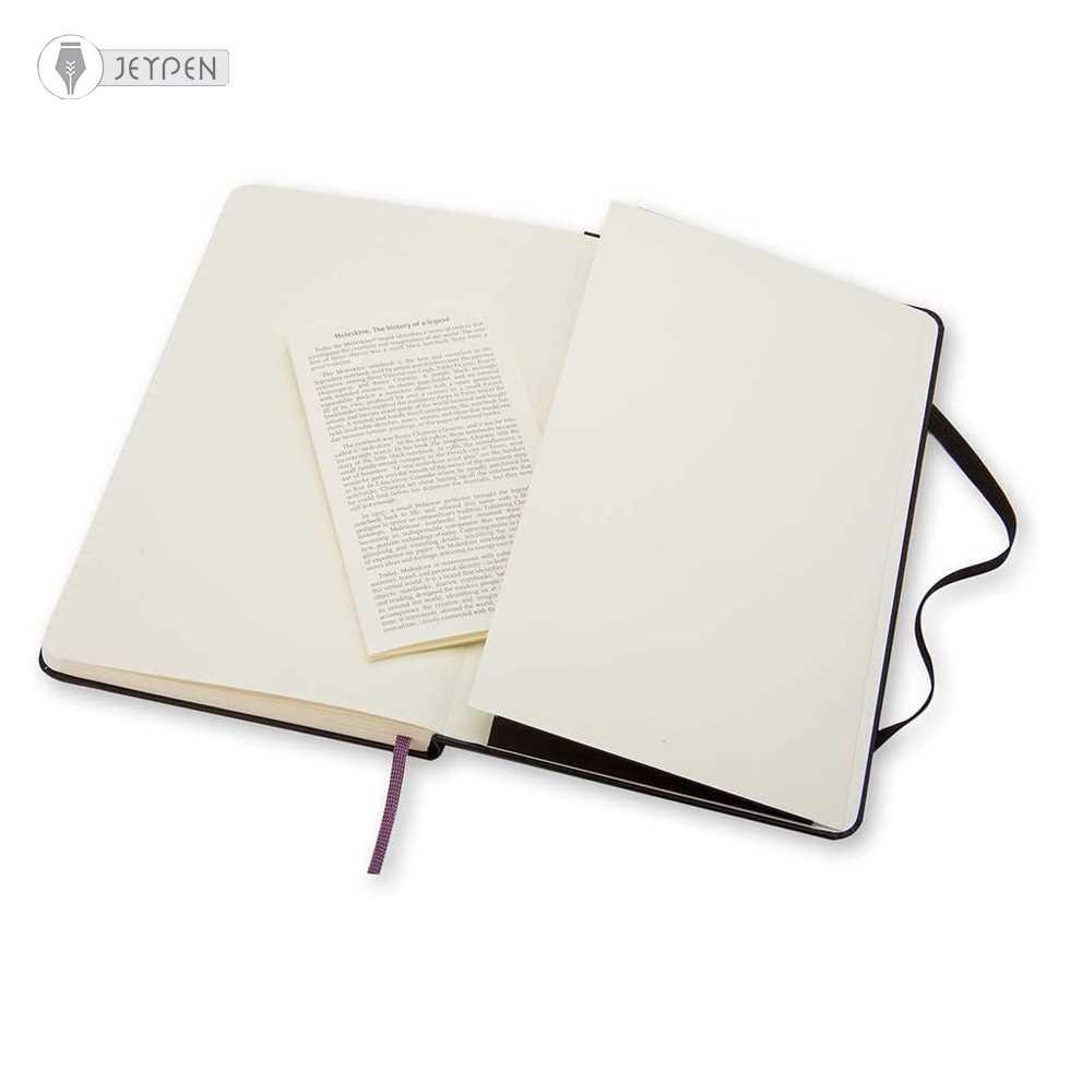 دفترچه Moleskine رنگ مشکی سایز A6 جلد گالینگور - 1