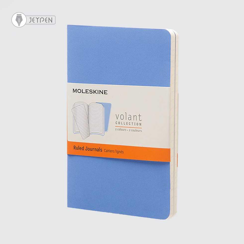 دفترچه Moleskine رنگ آبی پک 2 تایی سایز A6