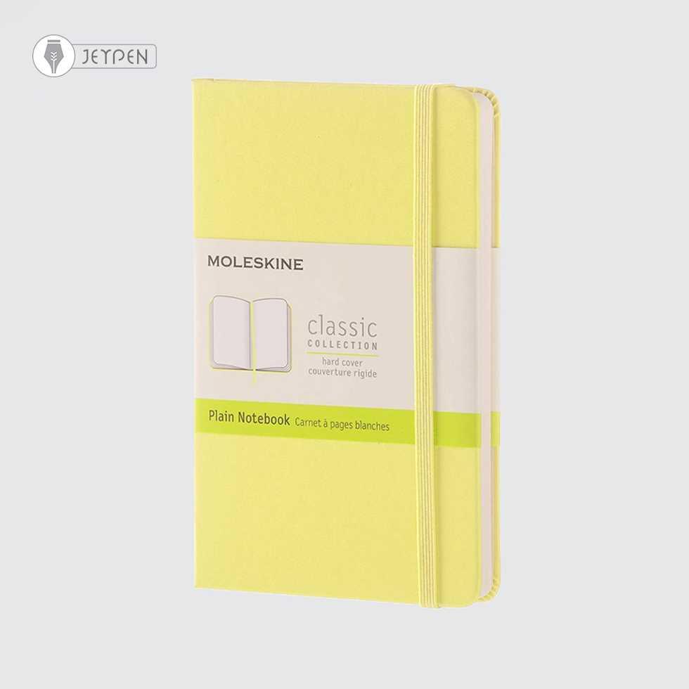 دفتر Moleskine رنگ زرد سایز A5 جلد گالینگور