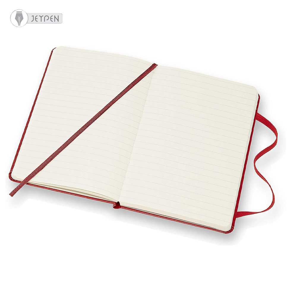 دفترچه Moleskine رنگ قرمز سایز A6 جلد گالینگور - 3