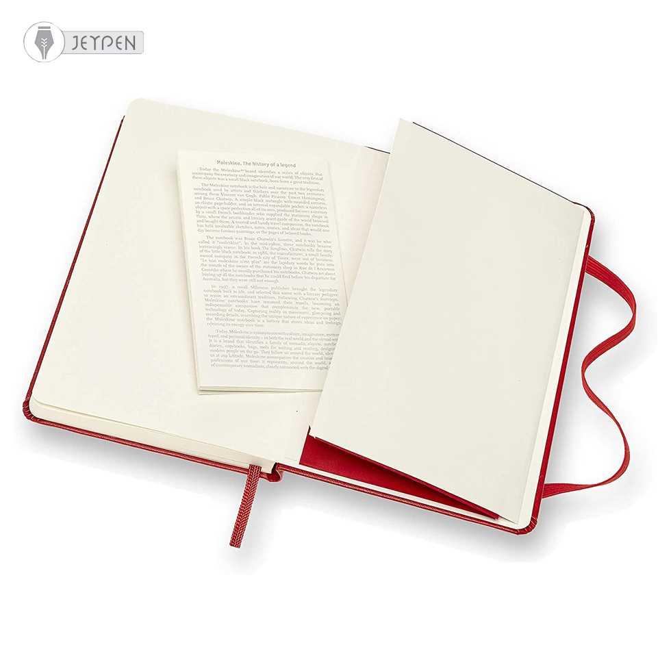 دفترچه Moleskine رنگ قرمز سایز A6 جلد گالینگور - 2