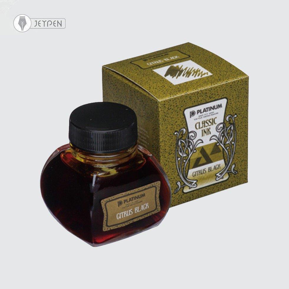 جوهر خودنویس پلاتینوم مدل Classic Ink رنگ مشکی سیتروس 60 میل