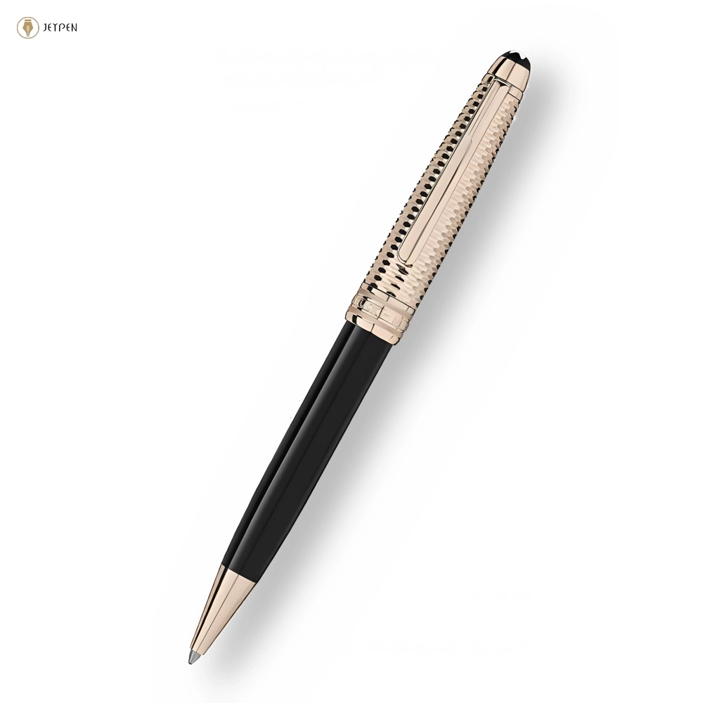 خودکار مون بلان مدل Meisterstück Doué Geometry Signature Gold-Coated Classique