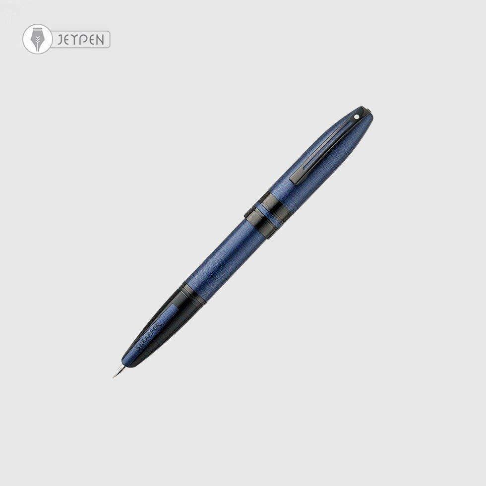 خودنویس شیفر مدل آیکون رنگ سرمه ای گیره مشکی