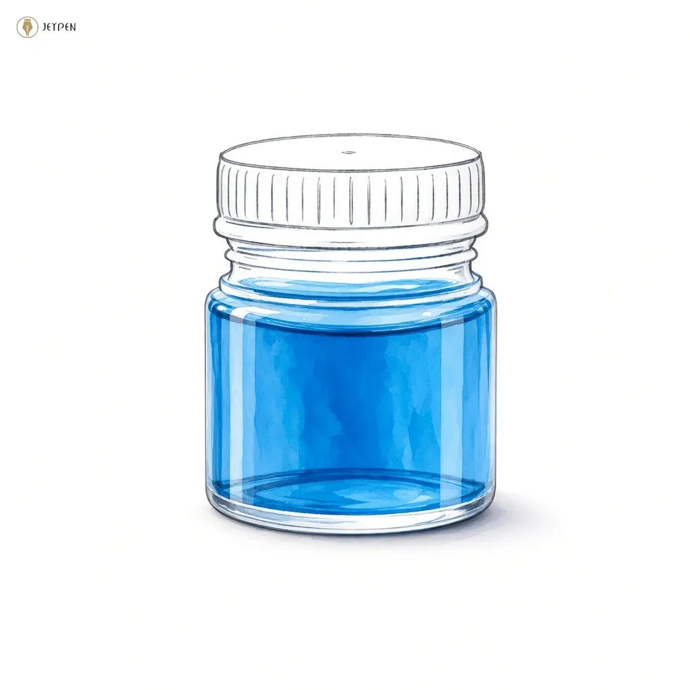 جوهر خودنویس پلاتینوم مدل Mixable Ink رنگ آبی شفق قطبی 5 میل
