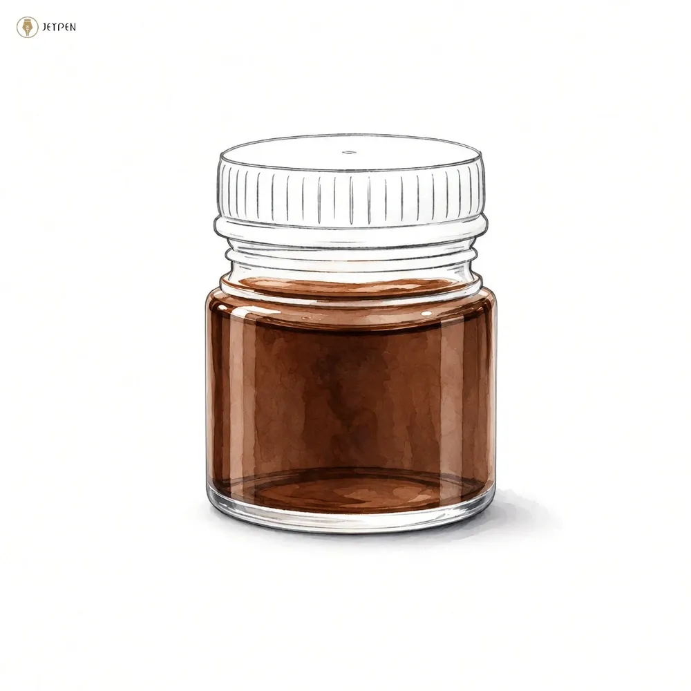 جوهر خودنویس پلاتینوم مدل Mixable Ink رنگ قهوه ای خاکی 5 میل