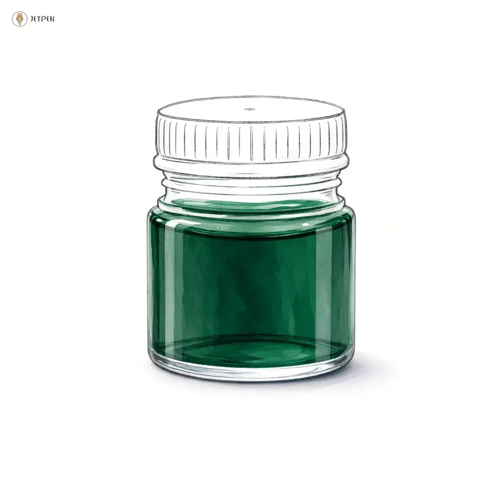 جوهر خودنویس پلاتینوم مدل Mixable Ink رنگ سبز چمنی 5 میل