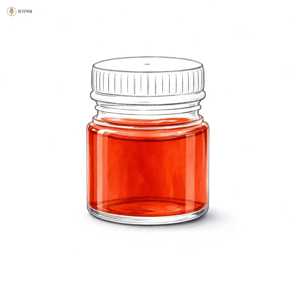 جوهر خودنویس پلاتینوم مدل Mixable Ink رنگ قرمز آتشین 5 میل