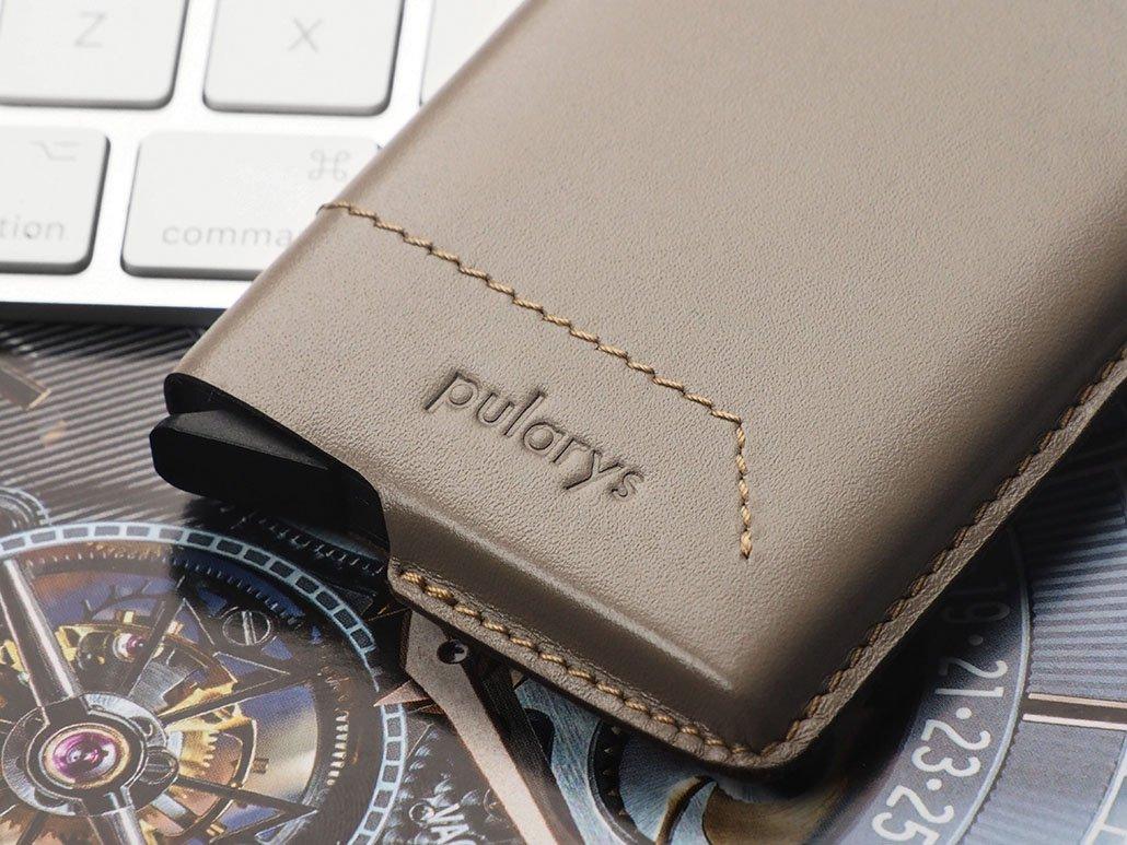 Pularys GOBI wallet Latte Italian leather