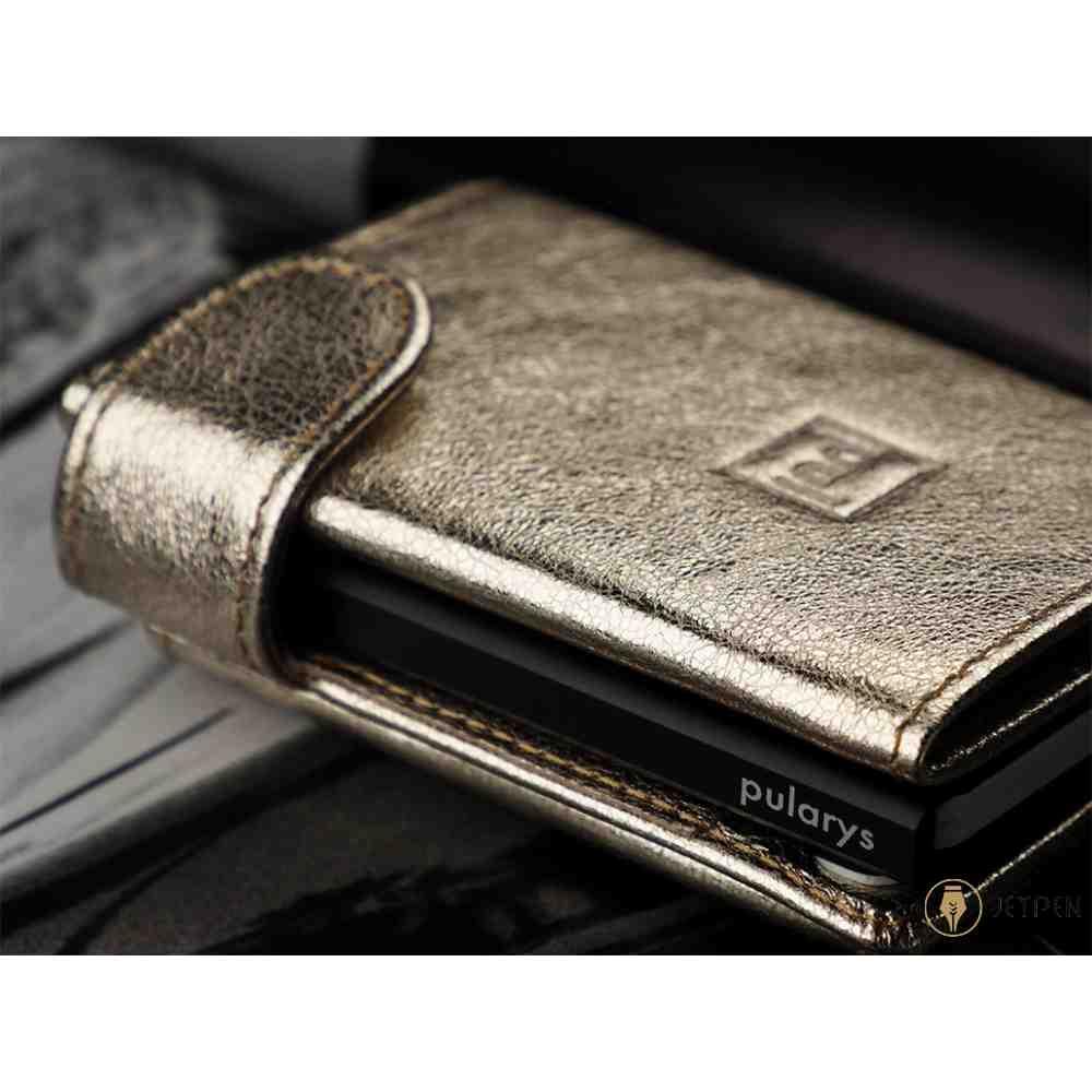 جاکارتی پولاریس مدل SOLO Max wallet رنگ طلایی چرم رگالیا - 2