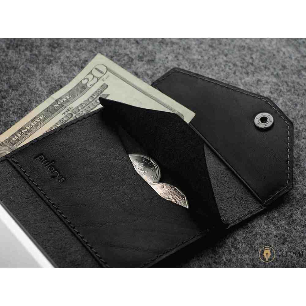 جیب جاکارتی پولاریس مدل PORTER Go wallet رنگ مشکی چرم نومد