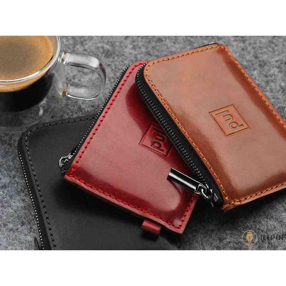 رنگبندی جاکارتی پولاریس مدل OLDTIMER SLIM wallet رنگ شتری چرم نومد
