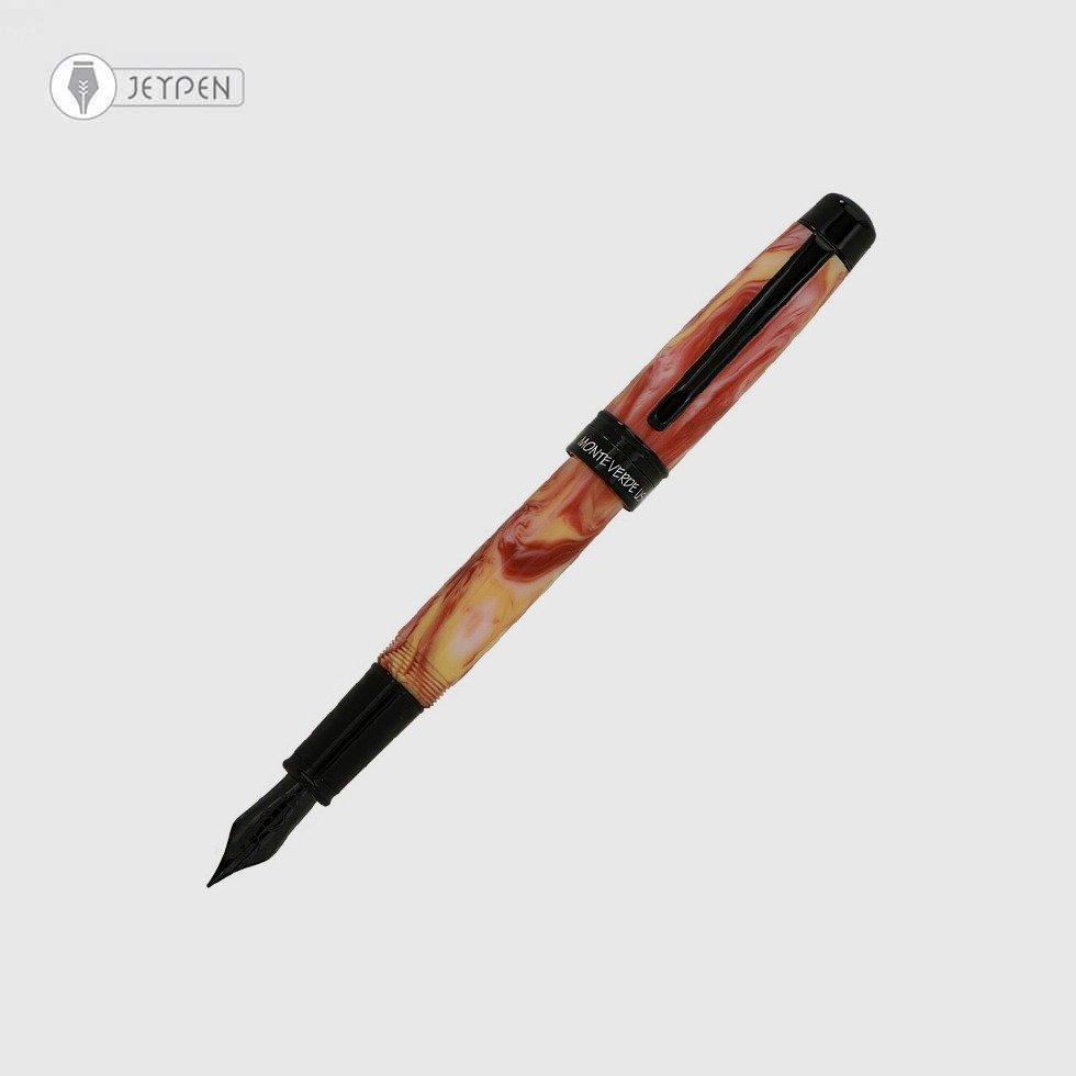 خودنویس مونته ورده مدل پریما رنگ red swirl - 0