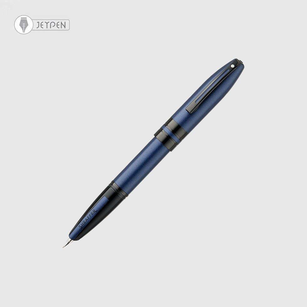 خودنویس شیفر مدل آیکون رنگ سرمه ای گیره مشکی