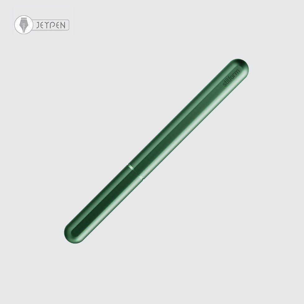 خودنویس استیل فرم مدل آلومینیومی INK رنگ Aurora Green سرقلم تیتانیوم سایز B - 1