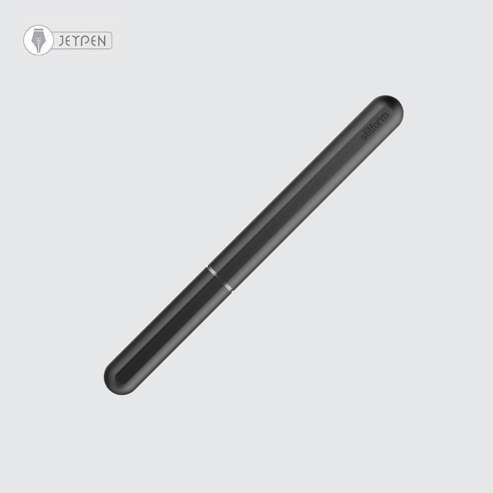خودنویس استیل فرم مدل آلومینیومی INK رنگ Warp Black سرقلم استیل مشکی سایز F - 1