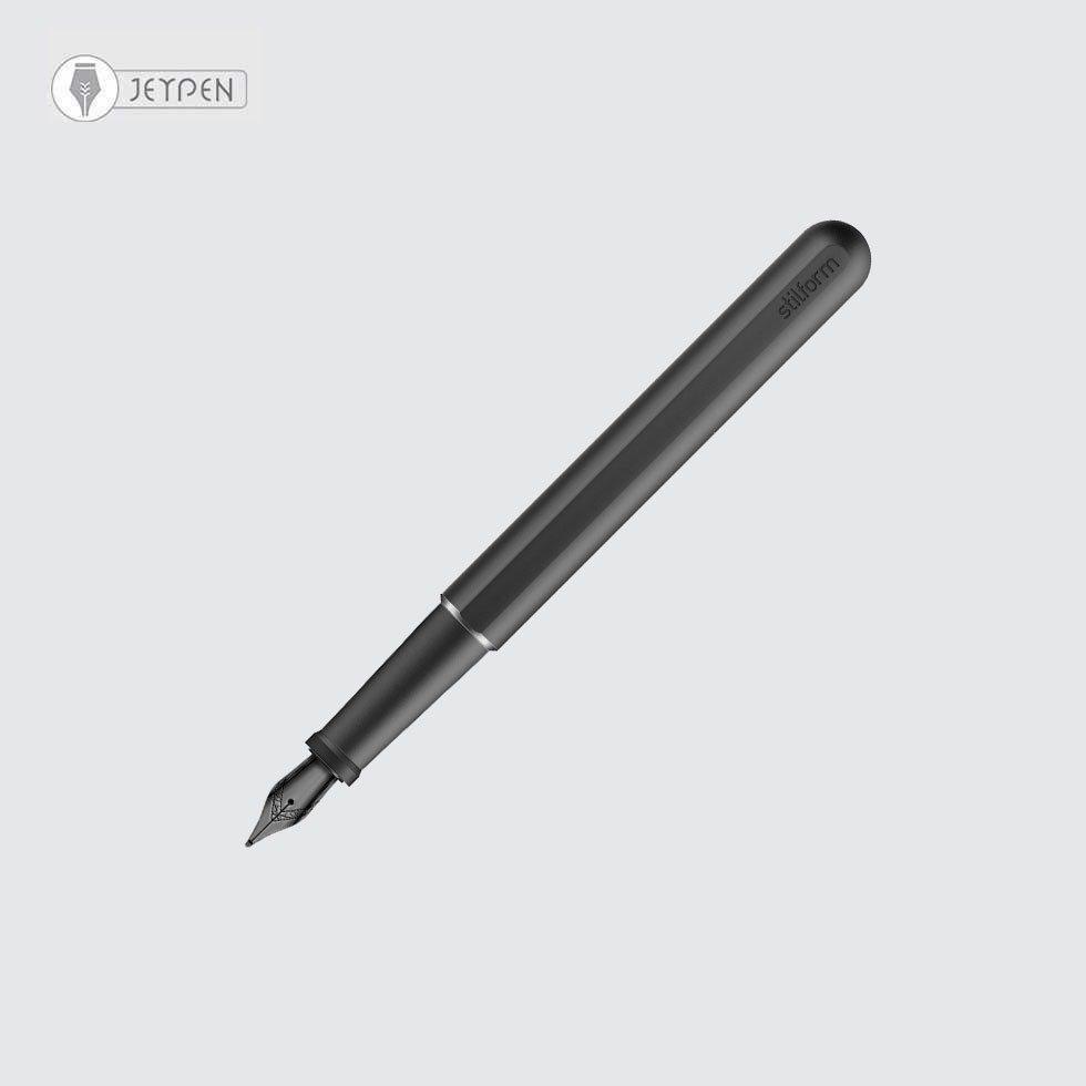 خودنویس استیل فرم مدل آلومینیومی INK رنگ Warp Black سرقلم استیل مشکی سایز F - 0