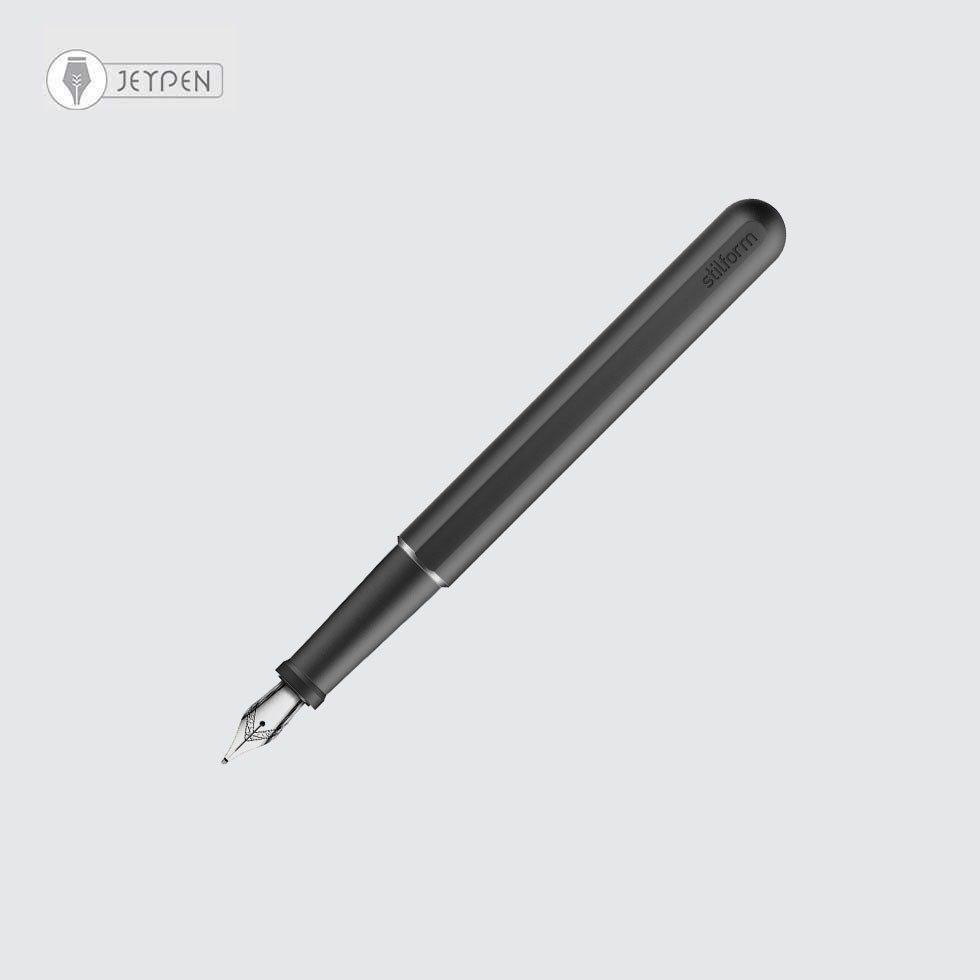 خودنویس استیل فرم مدل آلومینیومی INK رنگ Warp Black سرقلم استیل سایز F - 0