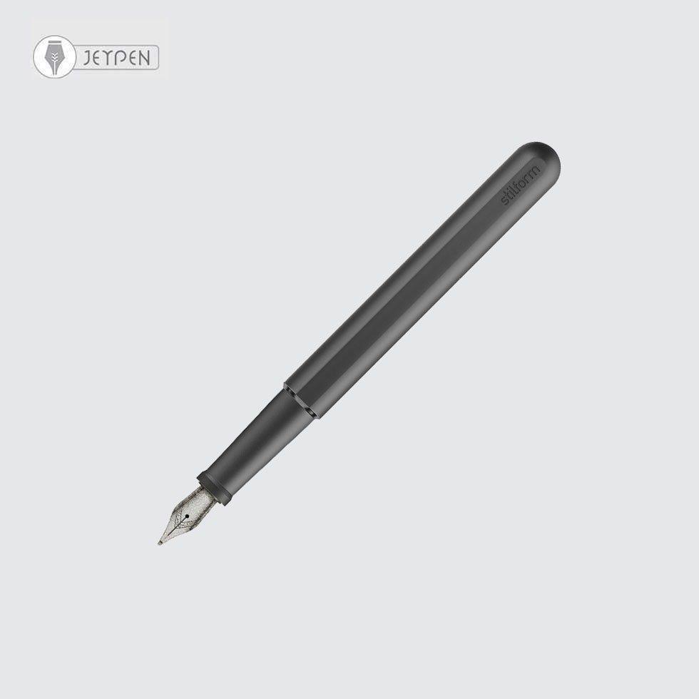 خودنویس استیل فرم مدل تیتانیومی INK رنگ مشکی سرقلم تیتانیوم سایز M