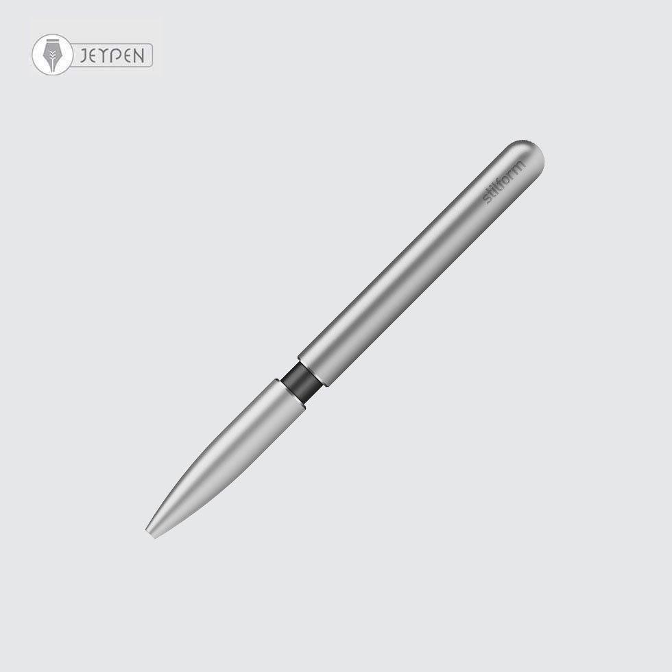 خودکار استیل فرم مدل Pen رنگ طوسی - 1