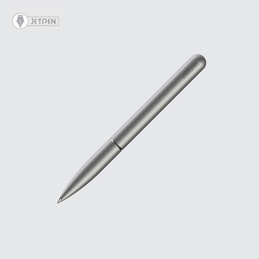 خودکار استیل فرم مدل Pen رنگ تیتانیوم - 1