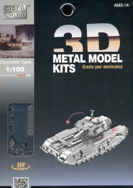 تصویر  Churchill tank (3D metal model kits L2113)